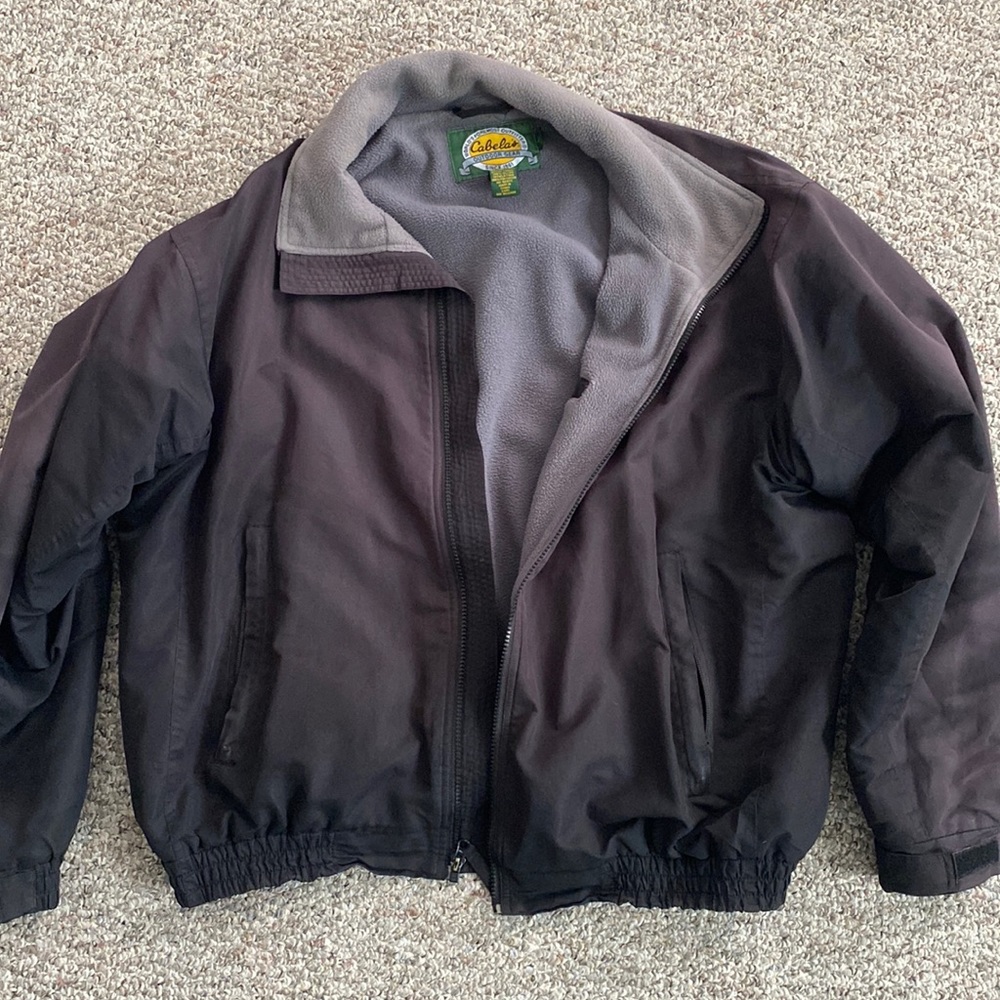 Cabelas Lightweight fleece lined jacket